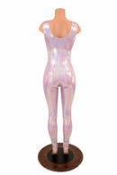 Lilac Tank Holographic Catsuit - Coquetry Clothing