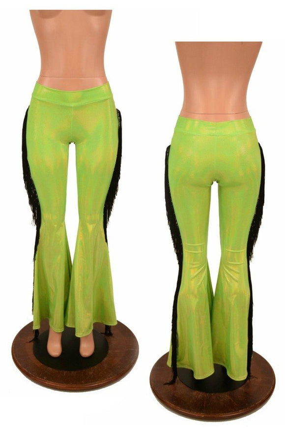 Lime Holo Fringe Solar Flares - Coquetry Clothing
