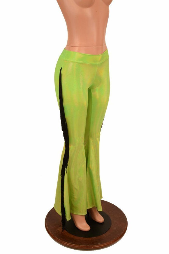 Lime Holo Fringe Solar Flares - Coquetry Clothing
