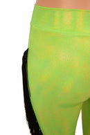 Lime Holo Fringe Solar Flares - Coquetry Clothing