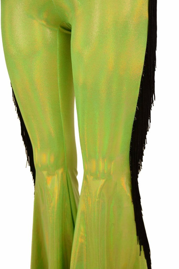 Lime Holo Fringe Solar Flares - Coquetry Clothing