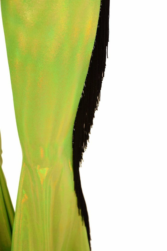 Lime Holo Fringe Solar Flares - Coquetry Clothing
