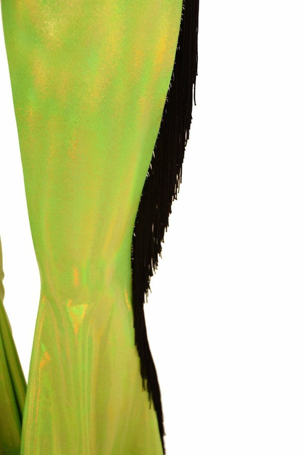 Lime Holo Fringe Solar Flares - 7