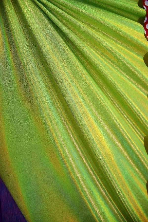 Lime Holo UV Stegosaurus Pasties - 5