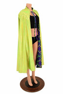 Lime & Neon Melt Reversible Hoodless Cape - Coquetry Clothing