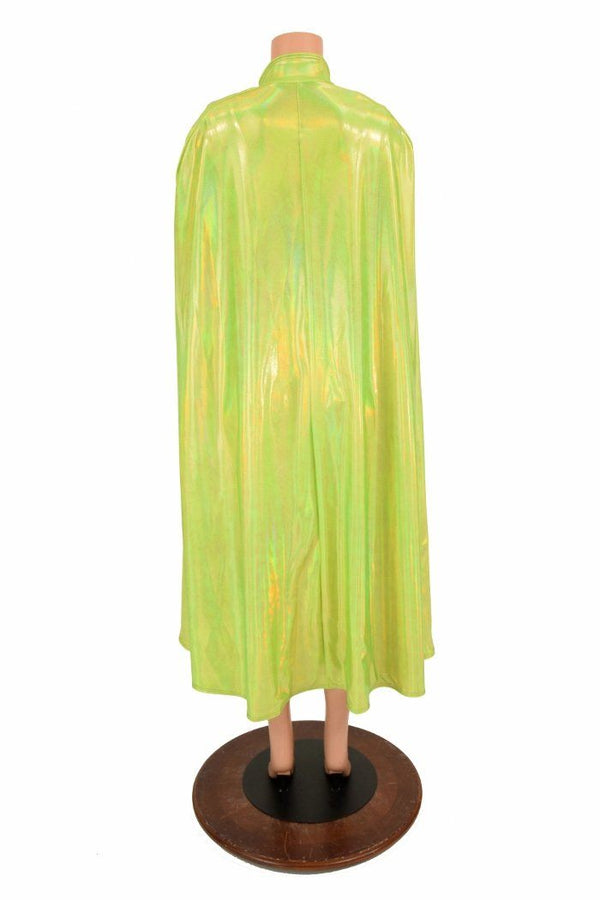 Lime & Neon Melt Reversible Hoodless Cape - 4