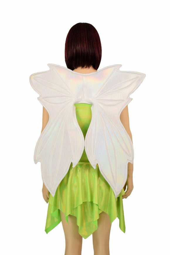 Lime Tube Top & Skirt Set + Fairy Wings - Coquetry Clothing