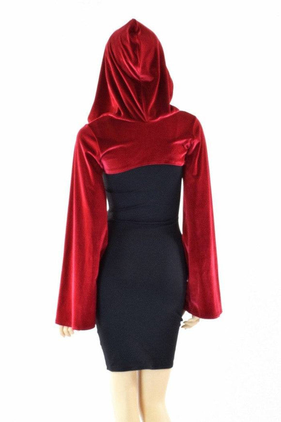 Little Red Riding Hood Velvet Bolero - Coquetry Clothing