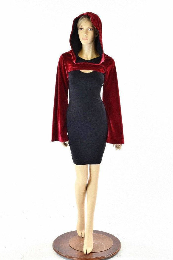 Little Red Riding Hood Velvet Bolero - Coquetry Clothing