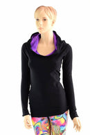 Long Sleeve Black Zen Hoodie - Coquetry Clothing