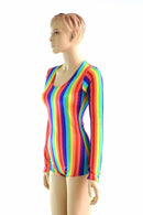 Long Sleeve Rainbow Romper - Coquetry Clothing