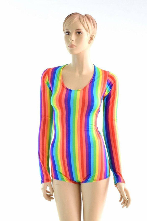 Long Sleeve Rainbow Romper - 5