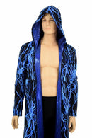 Long Sleeve Reversible Hooded Duster - Coquetry Clothing