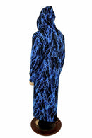 Long Sleeve Reversible Hooded Duster - Coquetry Clothing