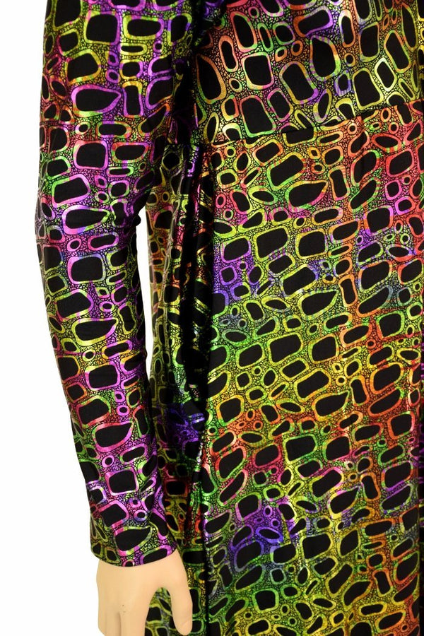 Long Sleeve Reversible Hooded Duster - 9