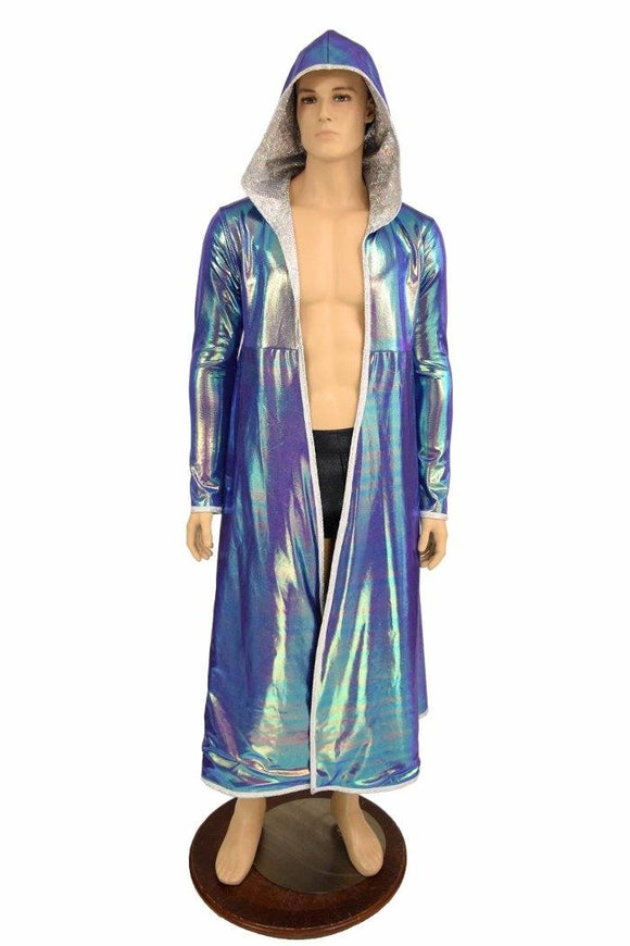 Long Sleeve Reversible Hooded Duster - Coquetry Clothing