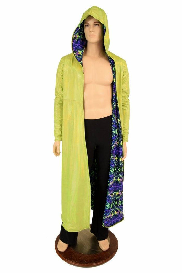 Long Sleeve Reversible Hooded Duster - Coquetry Clothing