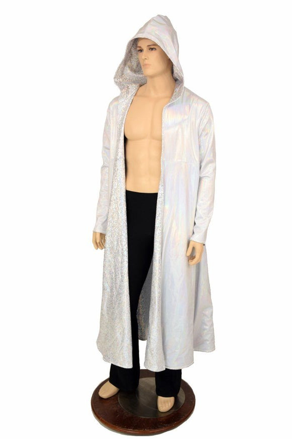 Long Sleeve Reversible Hooded Duster - Coquetry Clothing