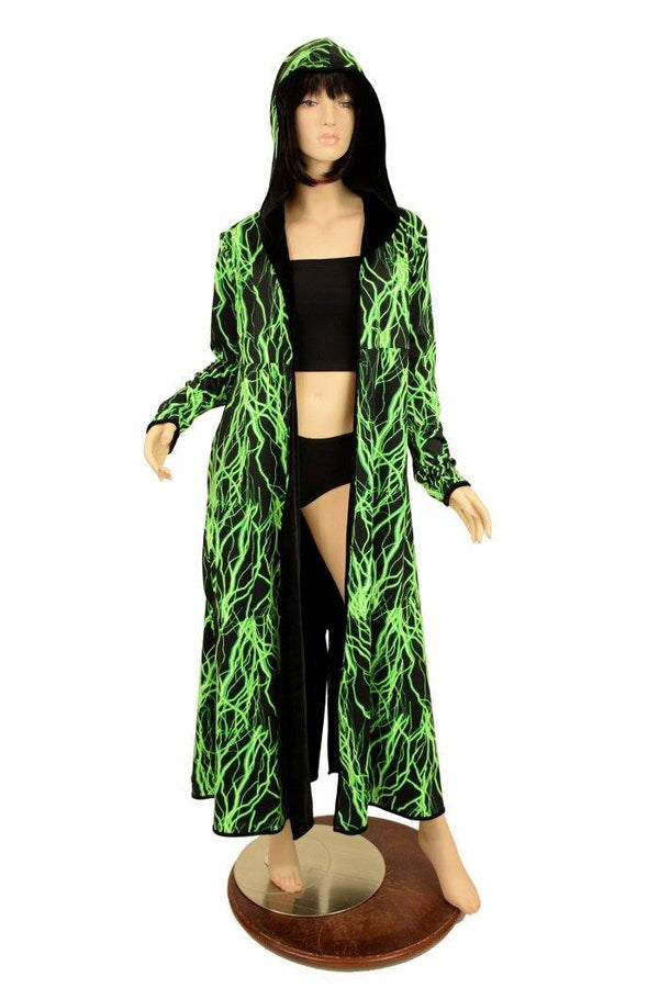 Long Sleeve Reversible Hooded Duster - 6