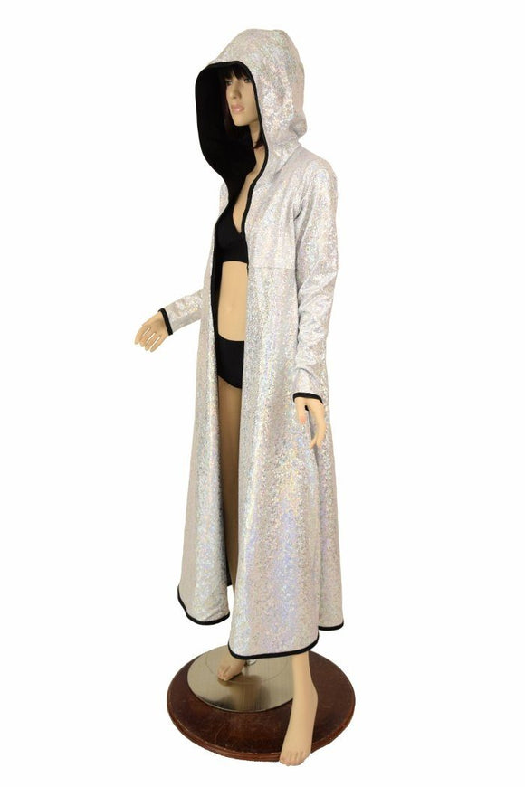Long Sleeve Reversible Hooded Duster - Coquetry Clothing