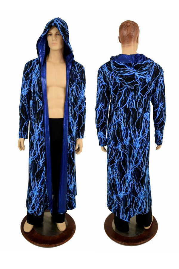 Long Sleeve Reversible Hooded Duster - 1