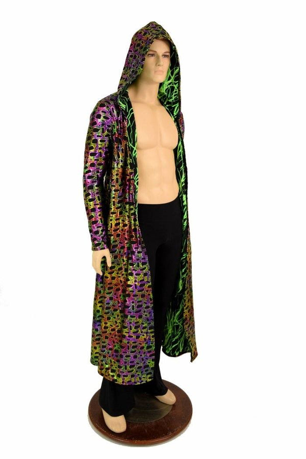 Long Sleeve Reversible Hooded Duster - 6