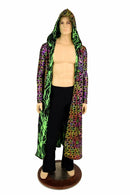 Long Sleeve Reversible Hooded Duster - Coquetry Clothing