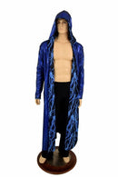 Long Sleeve Reversible Hooded Duster - Coquetry Clothing