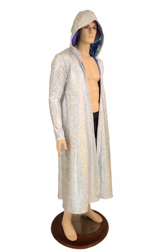Long Sleeve Reversible Hooded Duster - Coquetry Clothing