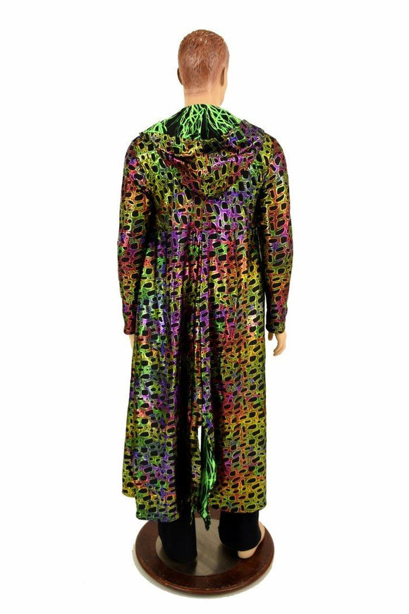 Long Sleeve Reversible Hooded Duster - Coquetry Clothing