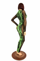 Long Sleeve Side Panel Catsuit - Coquetry Clothing