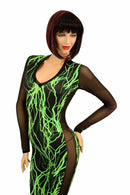 Long Sleeve Side Panel Catsuit - Coquetry Clothing