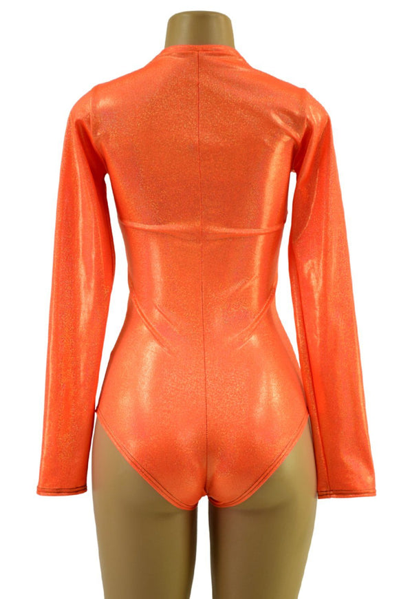 Long Sleeve Wicked Pumpkin Grin Romper - Coquetry Clothing