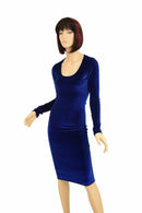 Long Sleeve Wiggle Dress - Coquetry Clothing