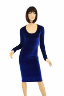 Long Sleeve Wiggle Dress - Coquetry Clothing