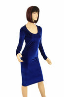 Long Sleeve Wiggle Dress - Coquetry Clothing