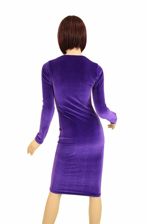 Long Sleeve Wiggle Dress - Coquetry Clothing