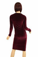 Long Sleeve Wiggle Dress - 4