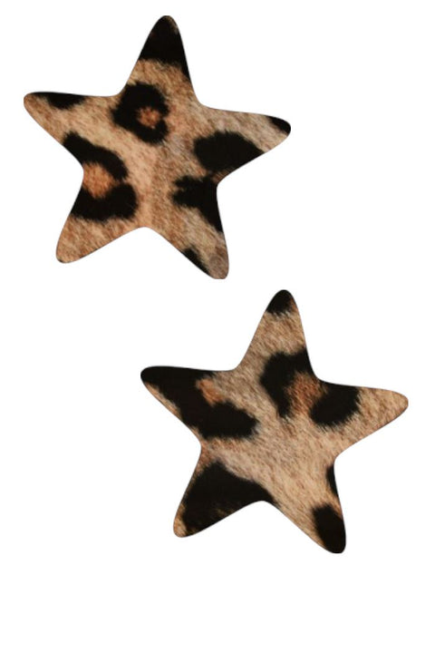 Leopard Star Pasties - Coquetry Clothing