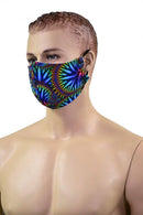 Lot of 12 Random Selection Spandex + 100% Cotton Face Mask - Coquetry Clothing