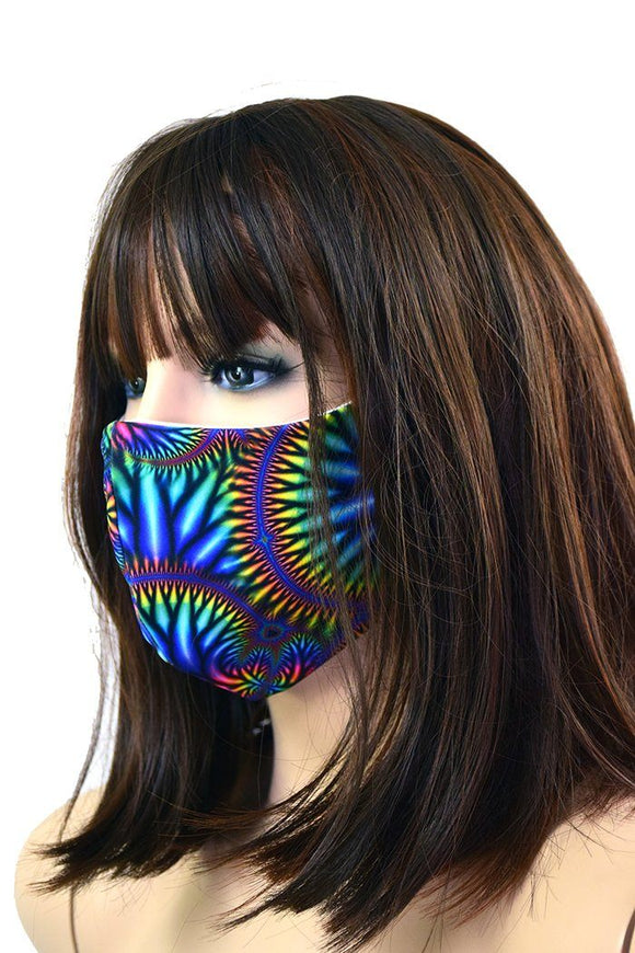 Lot of 12 Random Selection Spandex + 100% Cotton Face Mask - Coquetry Clothing
