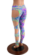 Lowrise Quad Cutout Leggings in Glow Worm - Coquetry Clothing