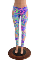Lowrise Quad Cutout Leggings in Glow Worm - Coquetry Clothing