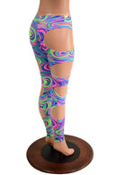 Lowrise Quad Cutout Leggings in Glow Worm - Coquetry Clothing