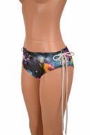 Lowrise "Siren" Lace Up Shorts - Coquetry Clothing