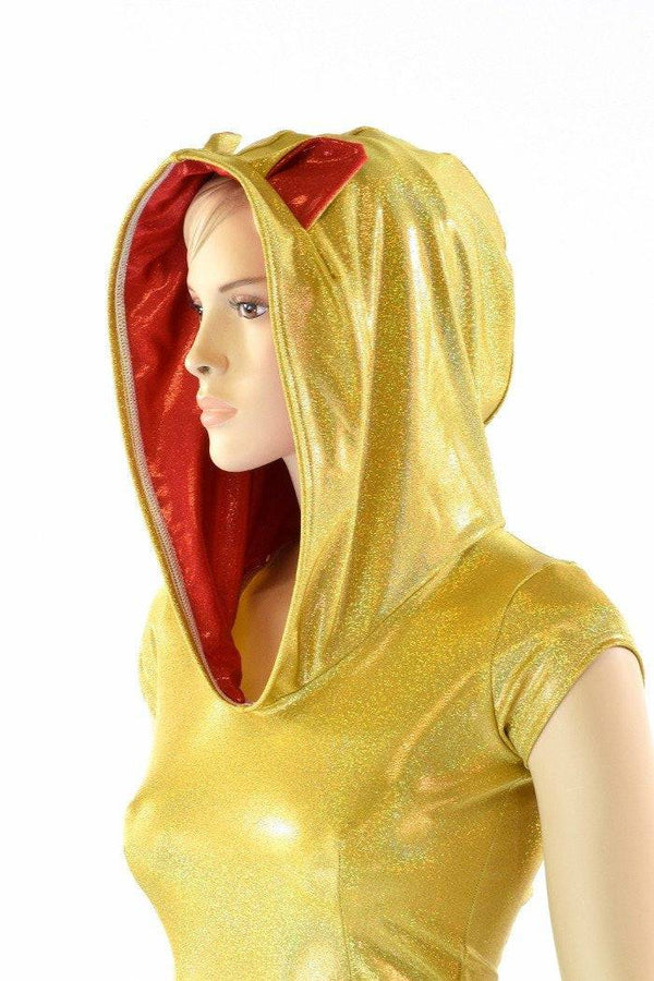 Maneki Neko Hoodie Skater Dress - 14