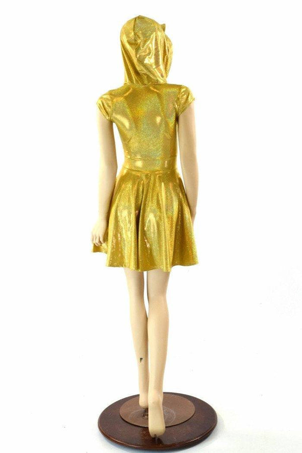 Maneki Neko Hoodie Skater Dress - 3