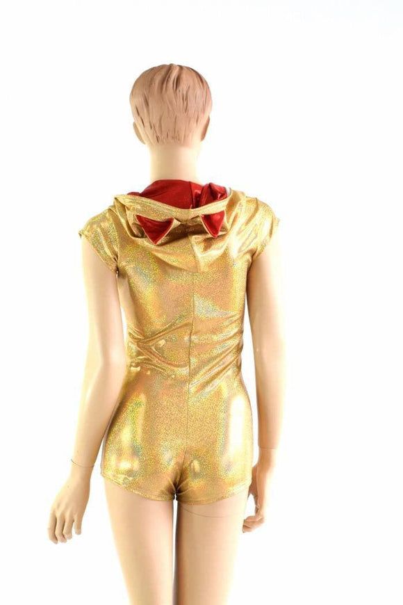 Maneki Neko Zipper Front Romper - Coquetry Clothing