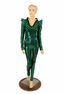 Mardi Gras Dragon Hood Catsuit - Coquetry Clothing