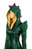 Mardi Gras Dragon Hood Catsuit - Coquetry Clothing